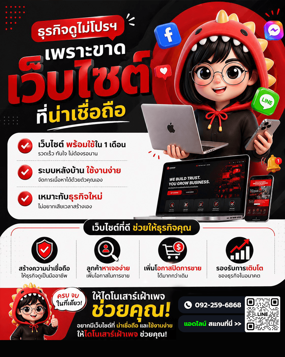 ทำเว็บไซต์ให้น่าเชื่อถือ