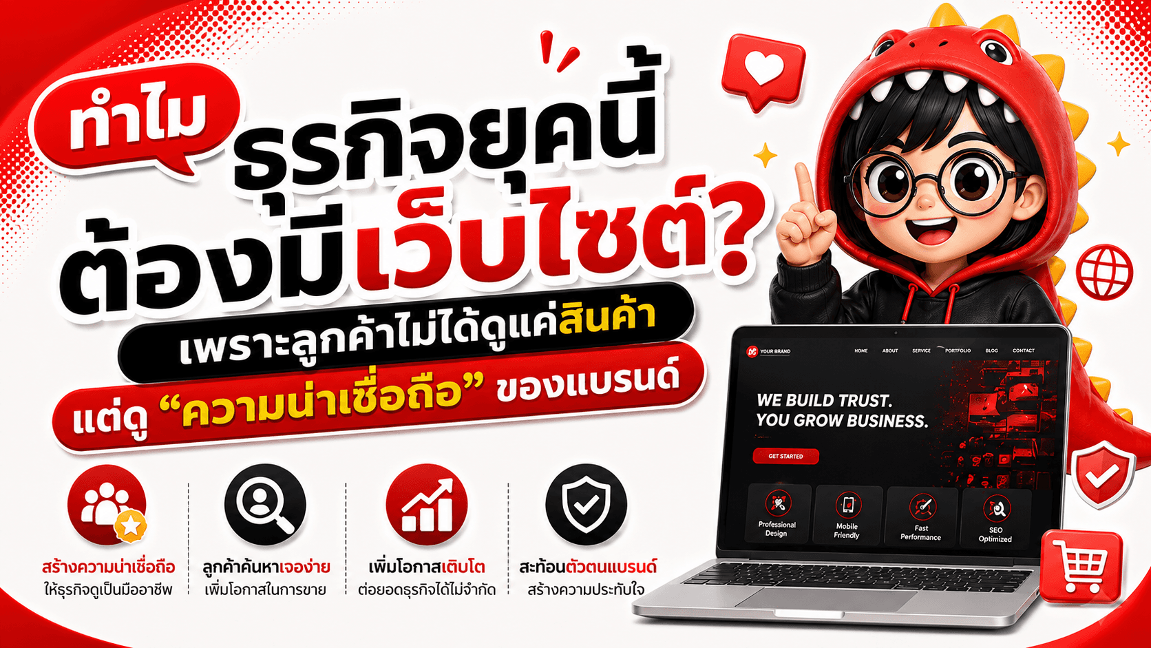 ทำไมธุรกิจยุคนี้ต้องมีเว็บไซต์?